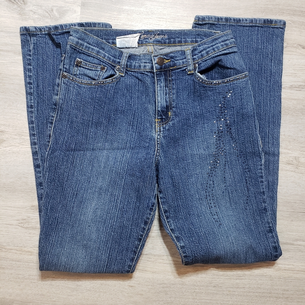 Womens Zena Jeans with rhinestones..Size 4 - Picture 2 of 13